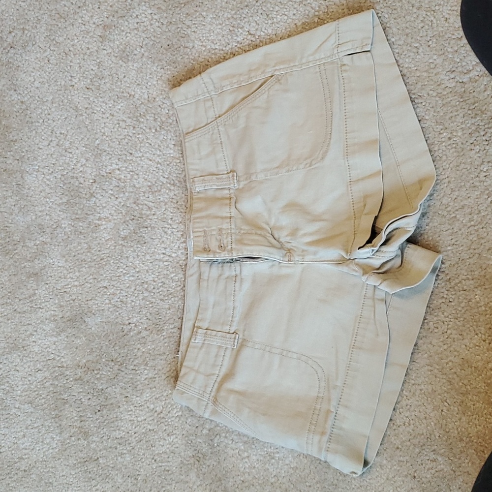 Khaki Short Shorts